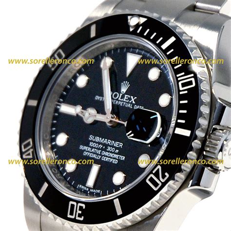 rolex submariner nero caratteristiche|rolex submariner.